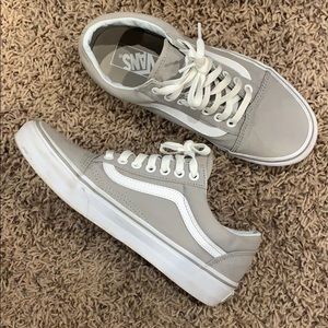 Gray Old Skool Vans